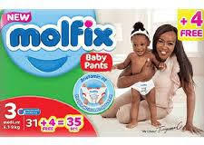 Molfix Pant Midi Size 3 6-9Kg 31 Pieces